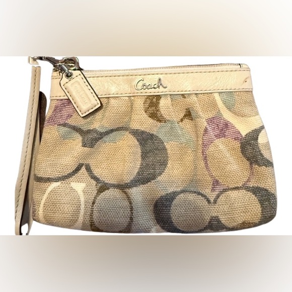 Coach Handbags - Coach SoHo Y2K Pastel Signature Wristlet